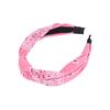 Bohemian Style Wide Knotted Fabric Headband for Women