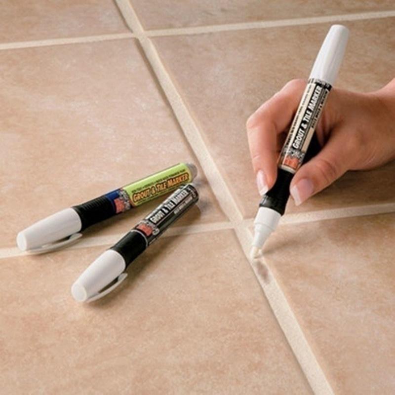 Fugenstift Fliesenmarker Reparaturstift Praktisch Weiß Wandfliesen Boden Ungiftig Reparaturwerkzeuge
