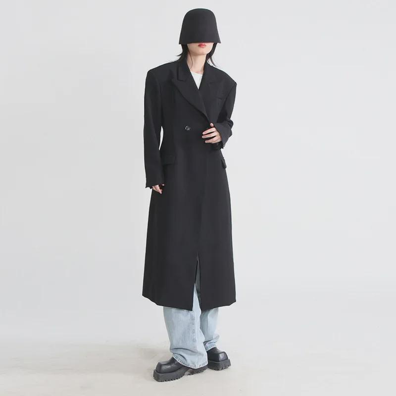

Korean-Style Women s Slim Fit Windbreaker - 2025 Spring Fashion Large чорний