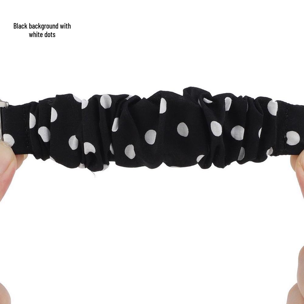 Brățară de ceas elastică tip scrunchie de 20mm/22mm pentru Samsung Galaxy Watch 4 & Huawei GT2 (42mm/46mm)