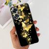 For OPPO A60 4G Case CPH2631 Cute Cat Cartoon Transparent TPU Silicone Soft Slim Cover For OPPO A60 A 60 OPPOA60 2024 Bumper New