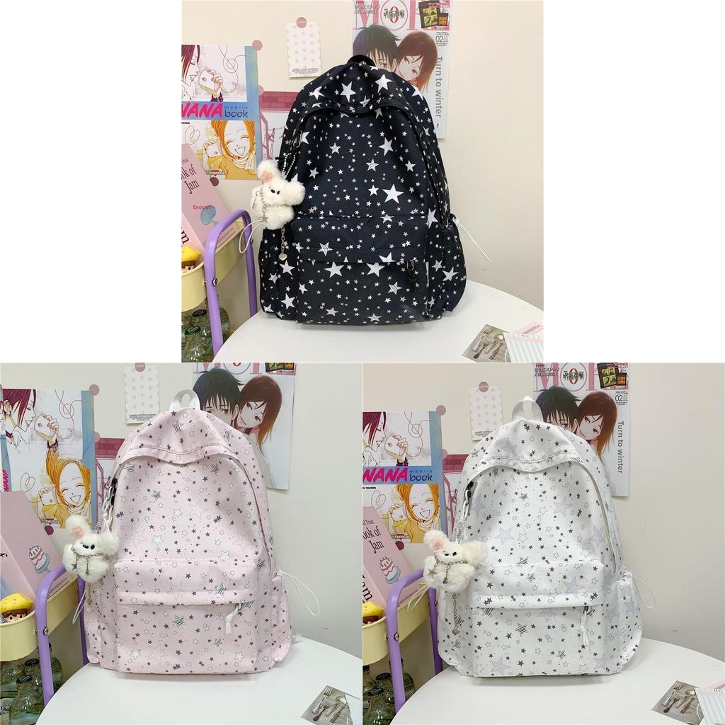 Youthful Candy Color Backpack For School With Oxford Fabric And Laptop Storage