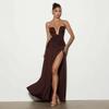 2026 Strapless Pleated High Slit Draping Formal Long Dress - Elegant Goddess Style