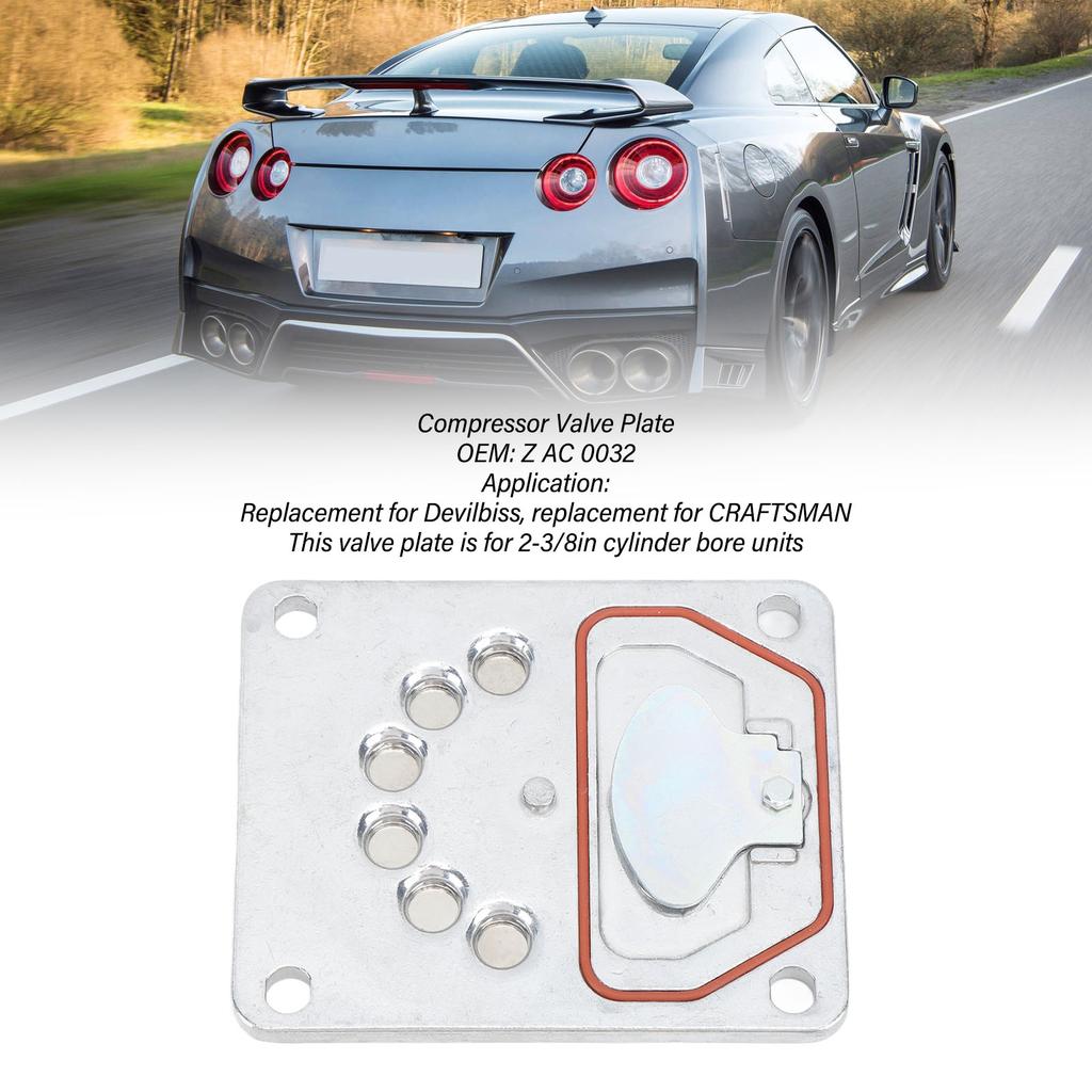 Compressor Valve Plate Assembly Z AC 0032 Accurate Efficient Gas Control Replacement for CRAFTSMAN Valve Plate Assembly
