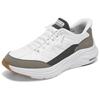 Skechers SPORT MENS Abrasion Resistant Lightweight Low Top Casual Shoes Men's White Gray 232619-WTP