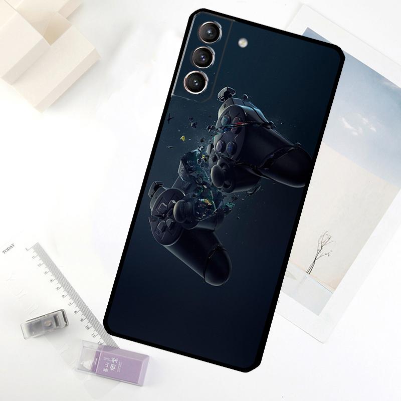 

Cool Gaming Controller Phone Case For Samsung Galaxy S25 S24 S23 S22 S21 S20 S26 Ultra S10 Plus S23 FE S25 FE Cover Galaxy S23Ultra