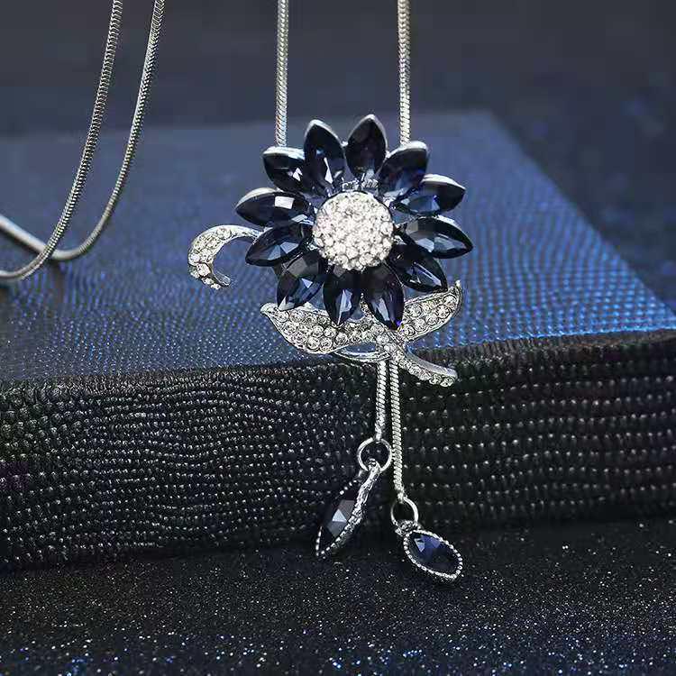 Women's Zodiac Ox Long Sweater Necklace - High-End Fashion Pendant