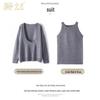 Women's 100% Wool Two-Piece Sweater Set