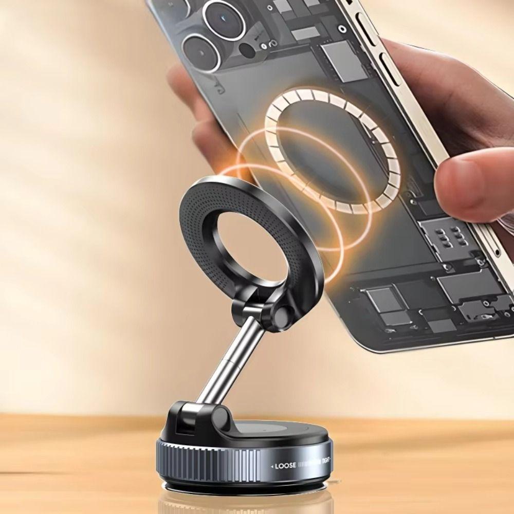 Adjustable Car Navigation Bracket Foldable Adsorption Bracket High Quality Magnetic Phone Holder