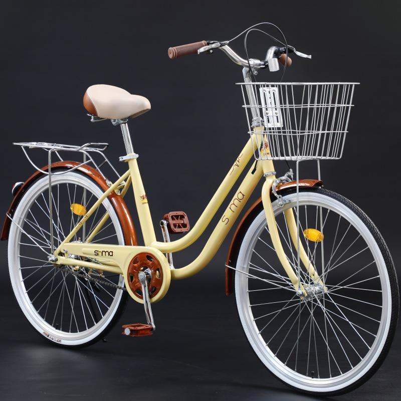 Sanhe Horse 24/26-inch Unisex Commuting & Shopping Bike with Variable Speed and Lightweight Design