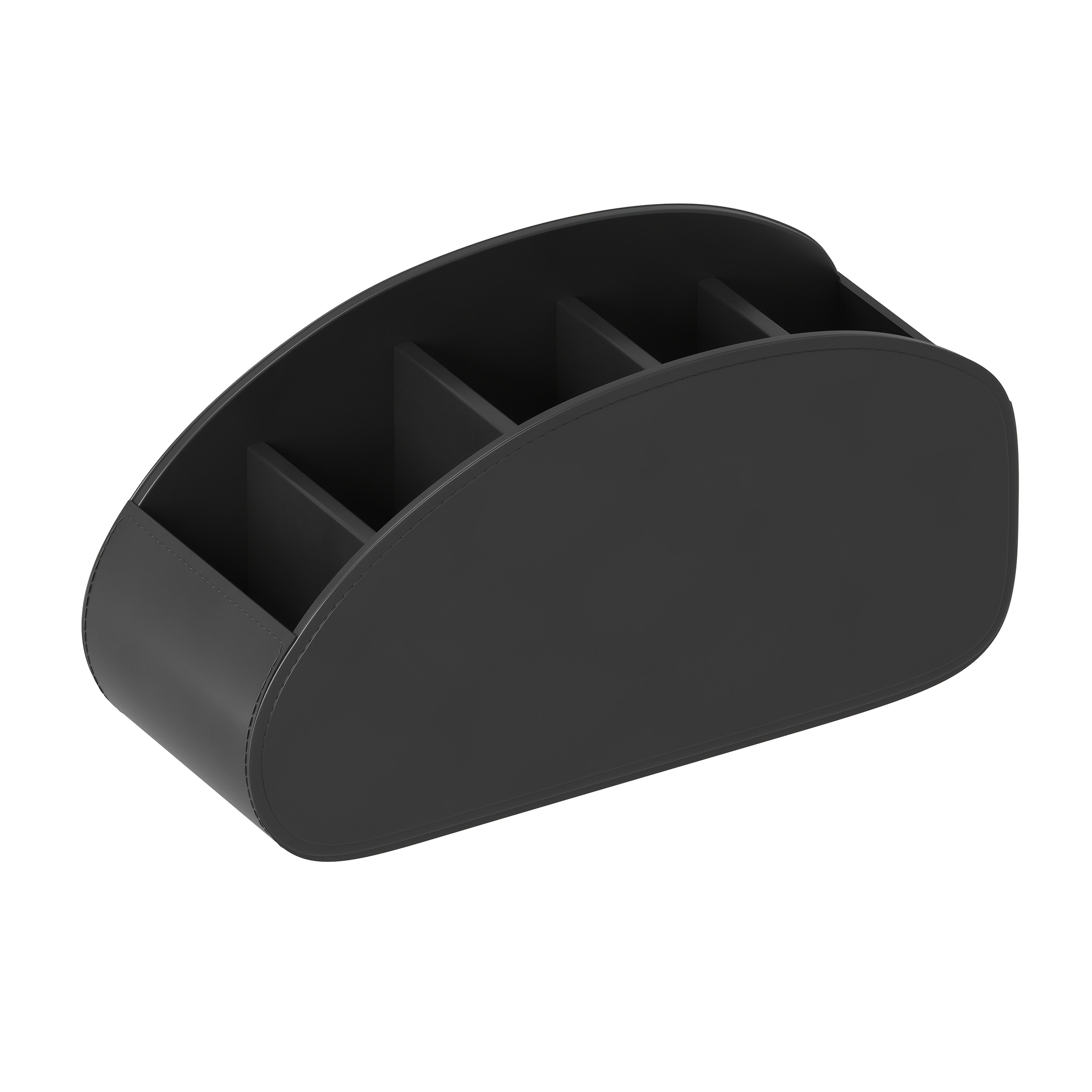 

1 remote control storage box - space-saving desktop and bedside table storage box (compatible with home/office scenarios) чорний