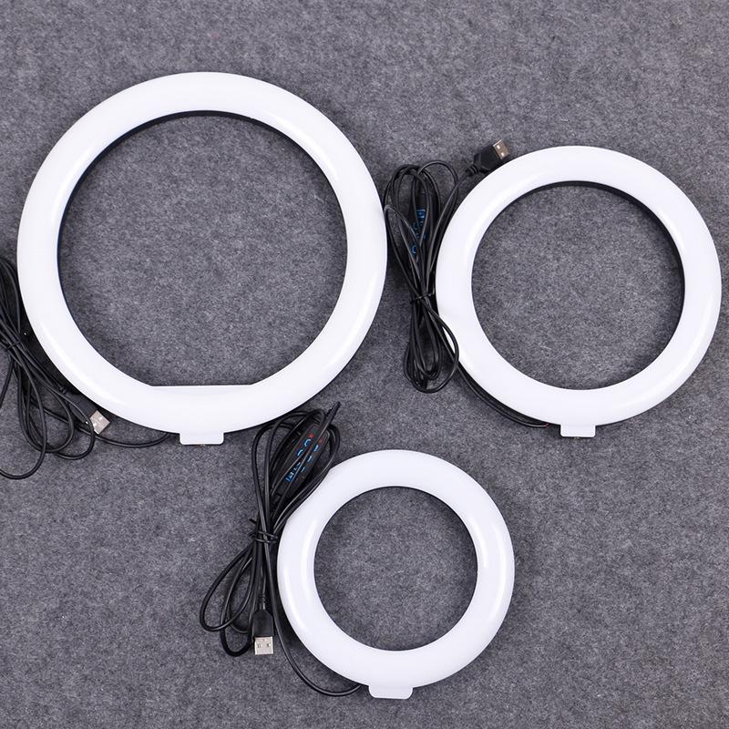 LED Ring Light Set: 10" Fill Light, 16cm Light, 8" Beauty Light, 12" Tri-Color Ring Light, 30cm Ring