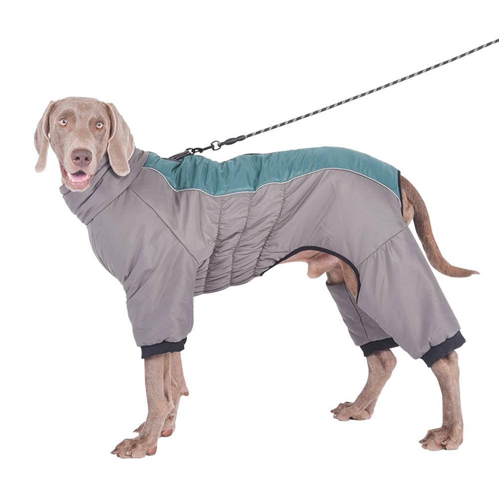 Thick Warm Dog Clothes 3 Layer Winter Big Dog Jacket Reflective Pet Outfit Clothing Soft for Medium Large Dogs French Bulldog