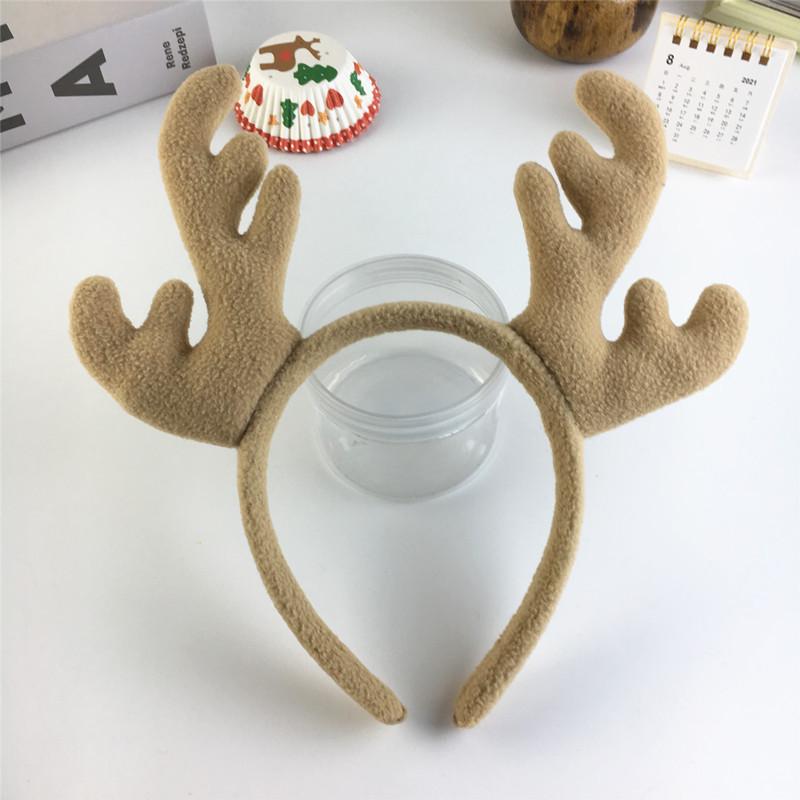 Mori Style Reindeer Antler Headband - Christmas Headwear for Kids & Adults, Cute Festival Dress-up Accessory