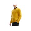 FILA Solid Color Round Neck Casual Pullover Knit Sweatshirt Men sweatshirt Sea-Daisy-Yellow F11M412204F-MT