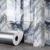 Marble Wall Sticker Waterproof Anti Fouling Oil Proof PVC Self Adhesive Wallpaper for Kitchen Bathroom Cabinet Renovation
