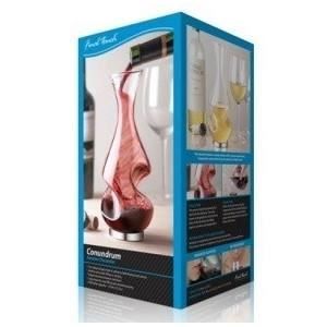 Carafe - Énigme - Verre - 375 Ml - Design Unique - Aération Vortex