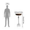 Vintage Iron Bird Bath & Feeder - 2-in-1 Outdoor Garden Decor For Birds