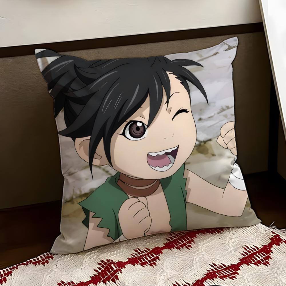 Cartoon DDororo Cushion Cover Reversible Soft Durable Pillow Cover Home Car MultiScene Use for Daily Comfort