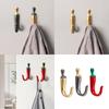 Practical Chili Wall Mount Hook For Keys Jackets Hats Storage Zinc Alloy Decorative Practical Hanger For Home