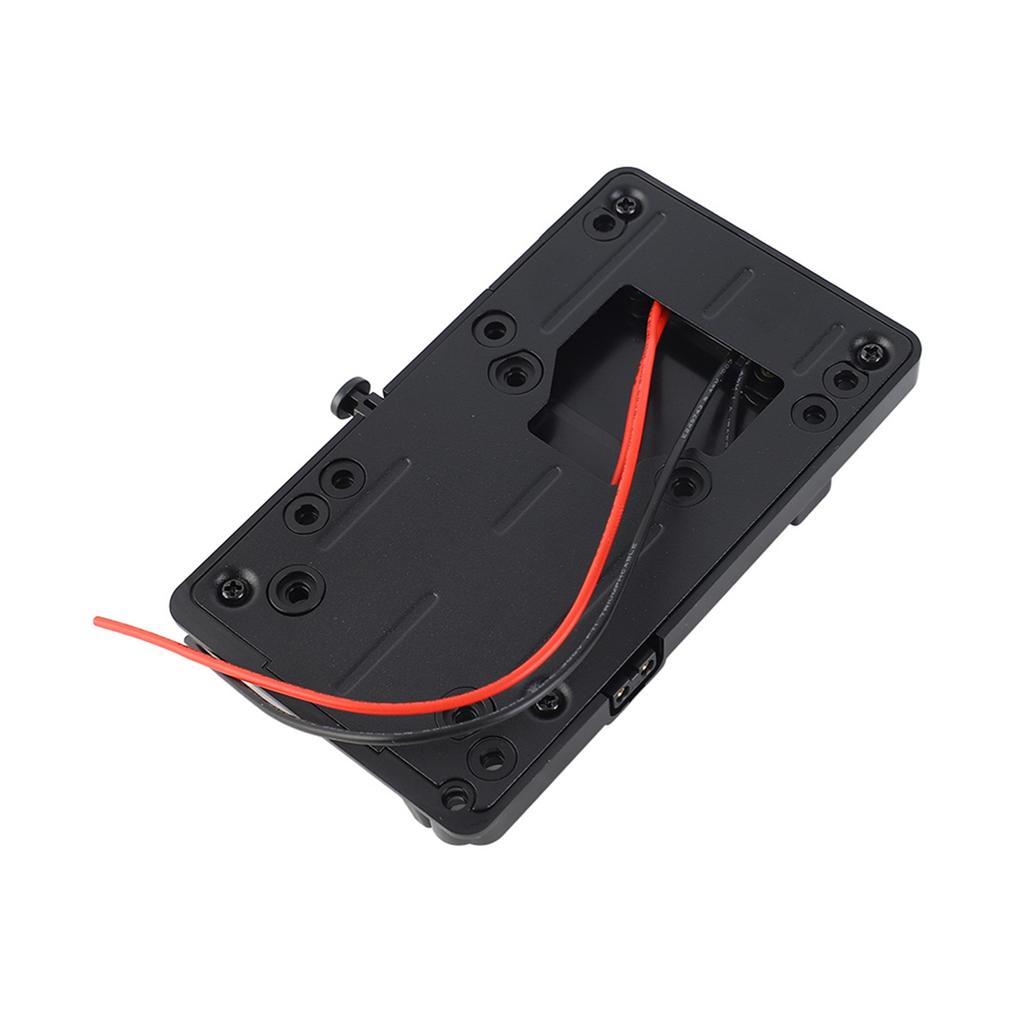 Back Pack Plate Adapter with D Tap Output for V Mount V Lock Battery Plate for DSLR Camera Camcorder Video Light