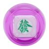 5Pcs Mahjong Wind Direction Dice East South West North Sphere Entertainment Game Dice Transparent Purple