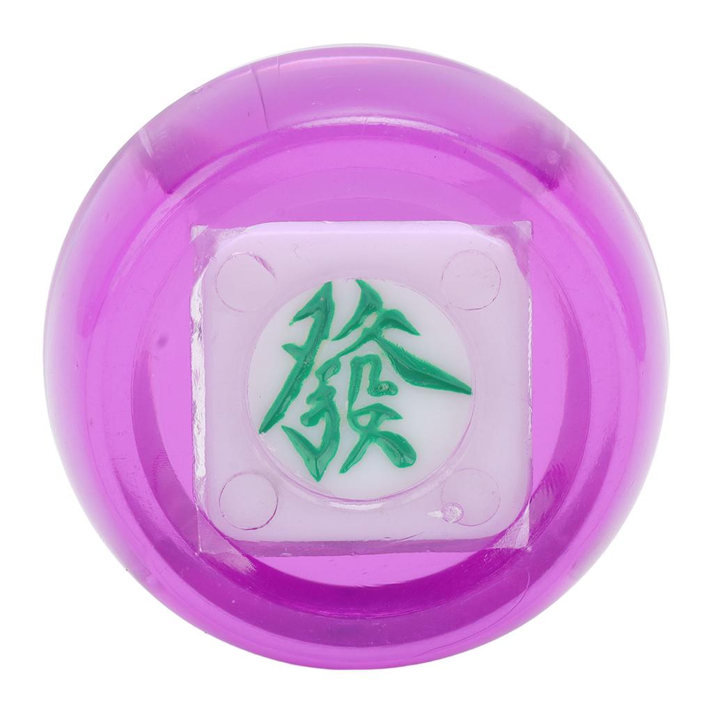 5Pcs Mahjong Wind Direction Dice East South West North Sphere Entertainment Game Dice Transparent Purple