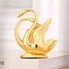 Rustproof Golden Swan Napkin Holder Handmade Vertical Napkin Rack European Tissue Stand  Home