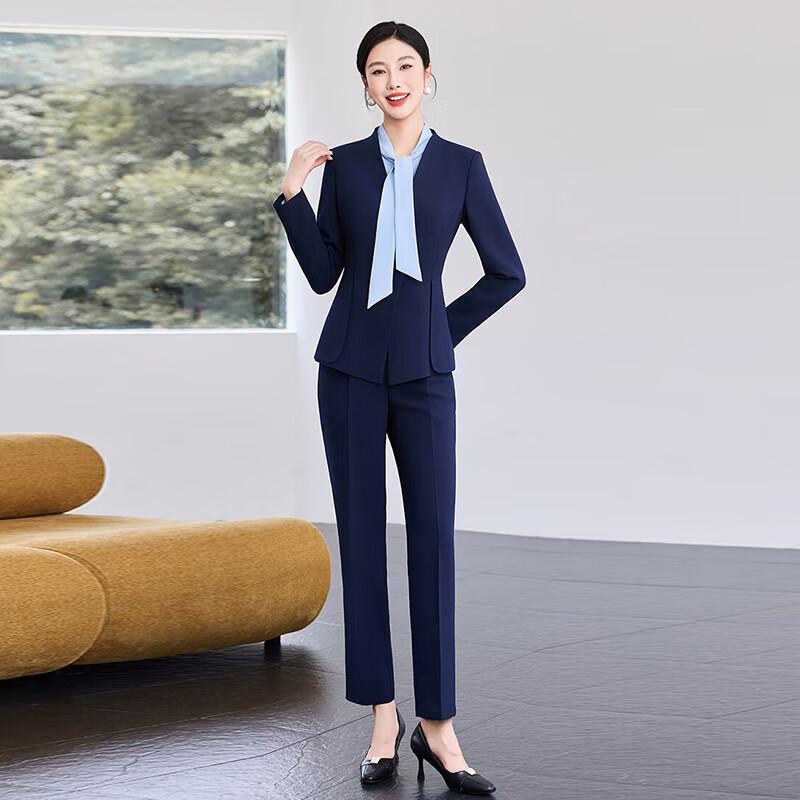 Teloman Women s 3-Piece Wrinkle-Free Business Suit Set XL