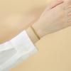 Stainless Steel Gold Color Double Spell Thick Twist Chain Bracelet Female Simple Temperamental Jewelry