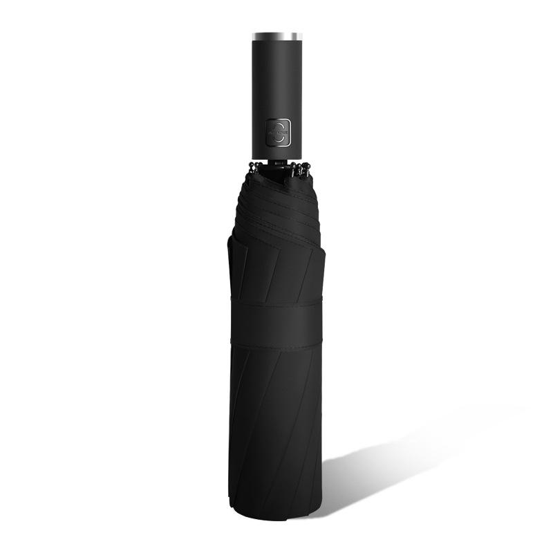 Automatic umbrella creative new 10 bone color scheme handle three fold men, umbrella waterproof