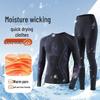 JingJingRS Ski Quick-Dry Thermal Base Layer Set