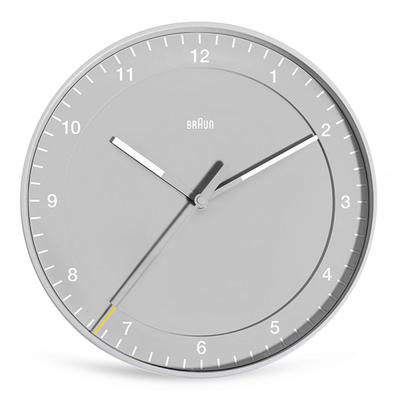 Braun Bc17g Classic Analog Low Noise Large Public Wall Clock