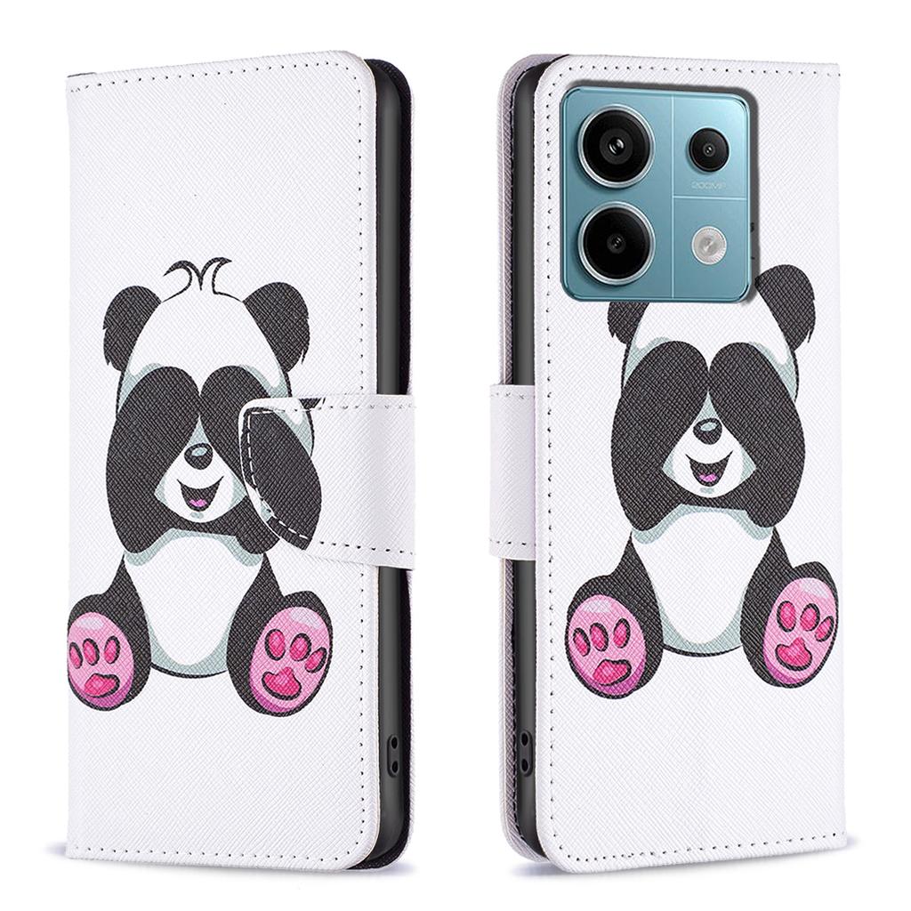 For Xiaomi Redmi Note 13 Pro 5G/Poco X6 5G Case Leather Cover with Wallet Pattern Printing