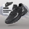 Men's Running Shoes Leather + Mesh Breathable Non-Slip Men's Outdoor Wear Sports Lightweight Running Basketball Shoes