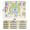 Tamagotchis Cartoon Blankets Fleece Electronic Pets Ultra-Soft Throw Blankets for Bedding Couch Bedspread