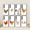 Chicken111 Phone Case Black Silicone Soft For Samsung Galaxy A73,A72,A71,A70,A53,A52,A51