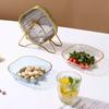Golden Edge Bone Plate High-end Fruit Plate Multipurpose Dining Table Plate  Dining Table