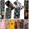 Dachshund Cute Dog Paw Casing Phone Cover for Motorola Moto G86 G14 G35 G34 G45 G55 G64 G75 G85 G24 G15 G54 G57 Power Soft Case