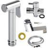 Handheld Brass Bidet Sprayer with Hose Italy Health Faucet Shattaf for Toilet & Cloth Diaper Washer