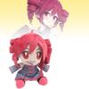 23CM Cute Cartoon Game Anime Kasane Teto Plush Toys Soft Cosplay Figure Plushie Peripheral Doll Fan Girl Birthday Accompany Gift