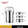 JingQingFu Stainless Steel Multi-Layer Insulated Lunch Box