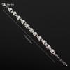 Korean Style Classic Chic Women's Pearl and Gemstone Bracelet B089