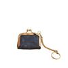 Portable Kiss Lock Coin Purse PU Leather Keychain Change Wallet  Valentine's Day