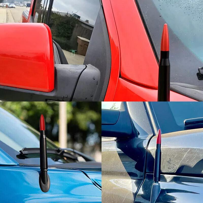 CNC BULLET ANTENNA 50 CAL for CHEVROLET SILVERADO 1500/2500/3500/GMC SIERRA 1PC