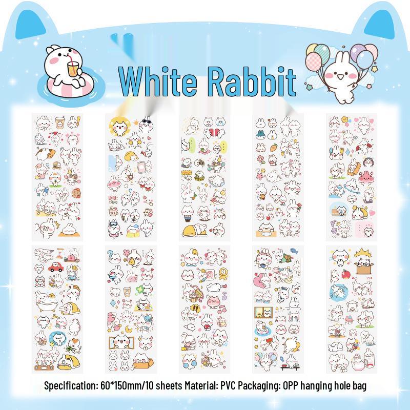 PET Cute Animal Stickers - Pet Planet Series for Journals & Children's Water Bottles