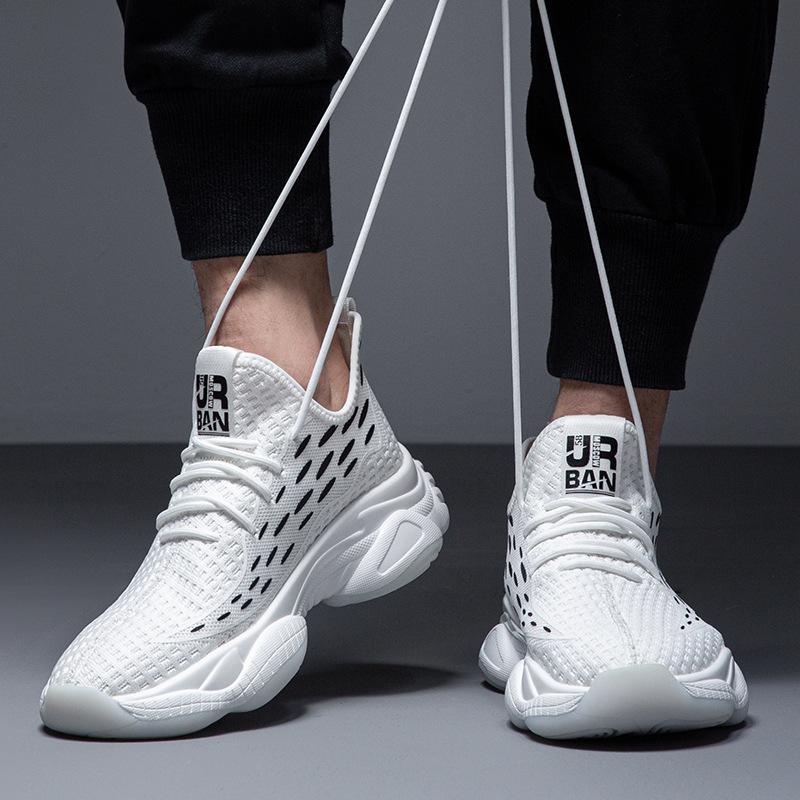 Übergröße Herrenschuhe, neue Mesh-Sportschuhe im Sommer 2025, modische Freizeitschuhe, dicksohlige, innen höhenverstärkende Dad-Schuhe