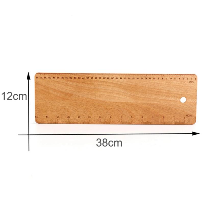 Dual Scale 15 Inch Bread Transfer Peel, French Bread Flipping Board Wood Bread Serving Tray Wooden Pie Loaves Flipping Board