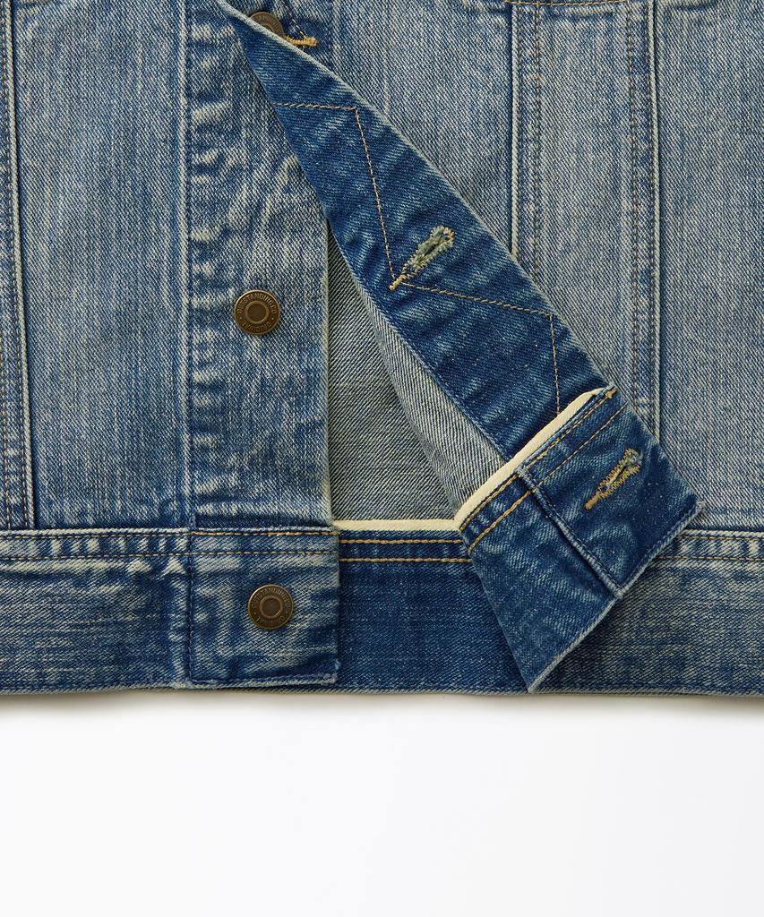 Outstanding 50S Western Rider Selvedge Jacket_L.Blue
