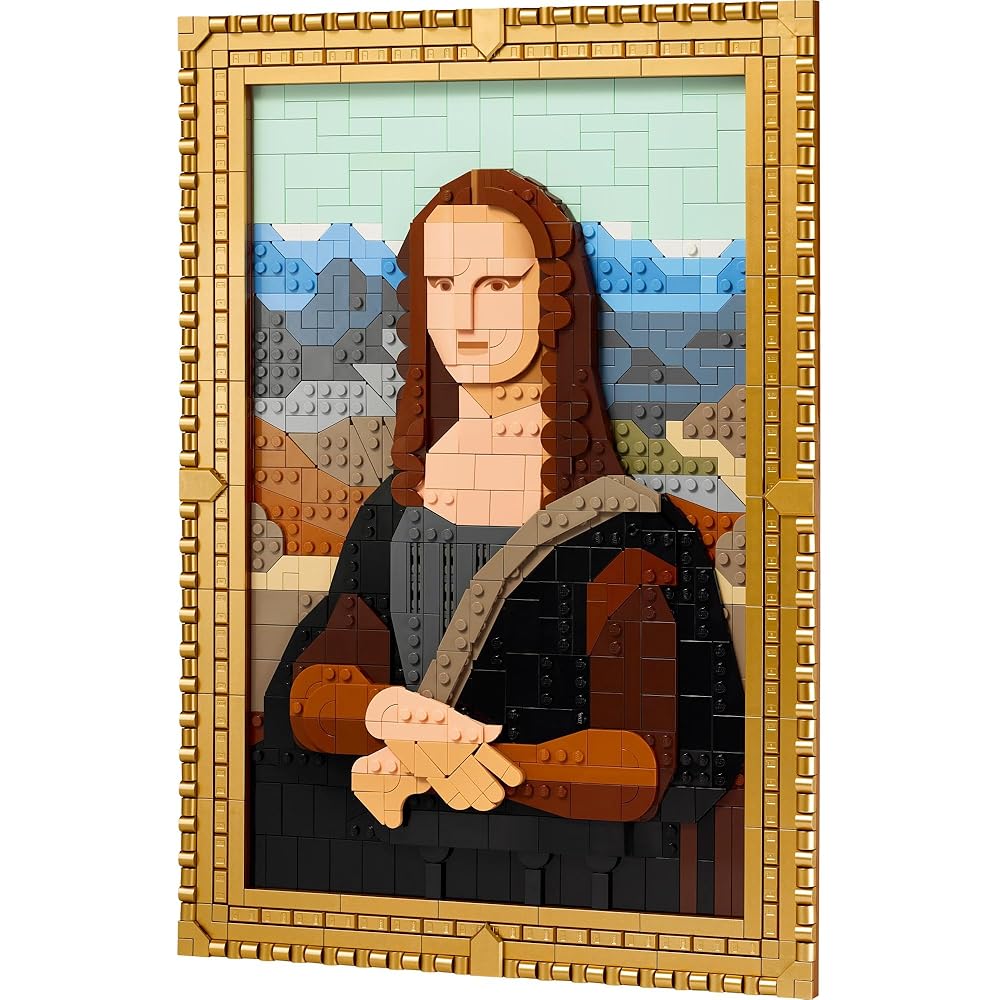 LEGO Art Mona Lisa Building Set 31213 Decorative Wall Art Toy for Home Interior Gift for Men and Women